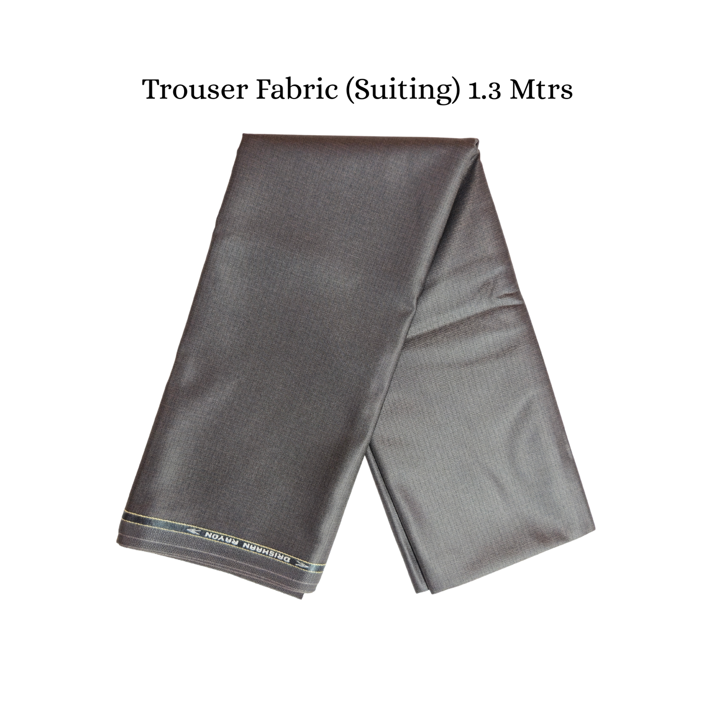 Premium Cotton Fabric Combo – Cream Checks Shirt & Grey Pant (1.6m + 1.3m)