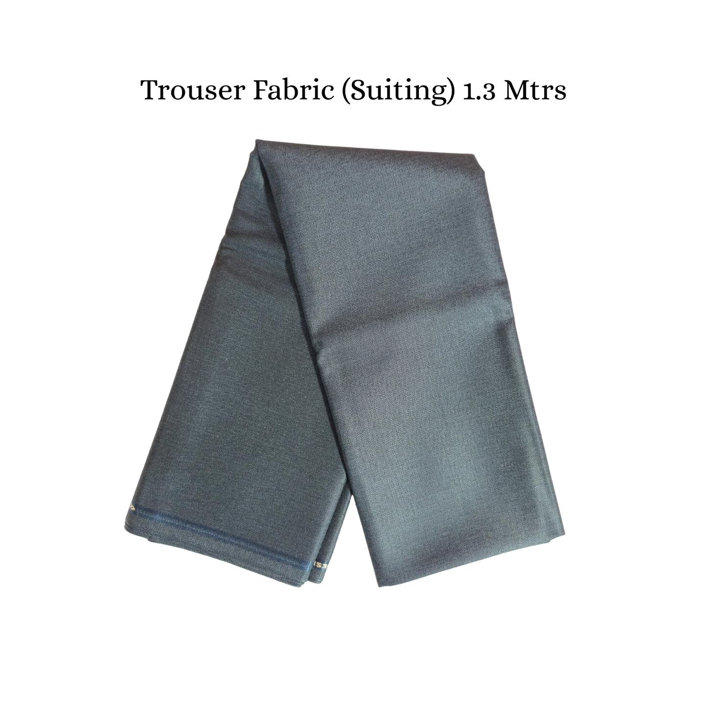 Men’s Shirting & Trouser Fabric Combo – Light Green Stripe & Charcoal Grey