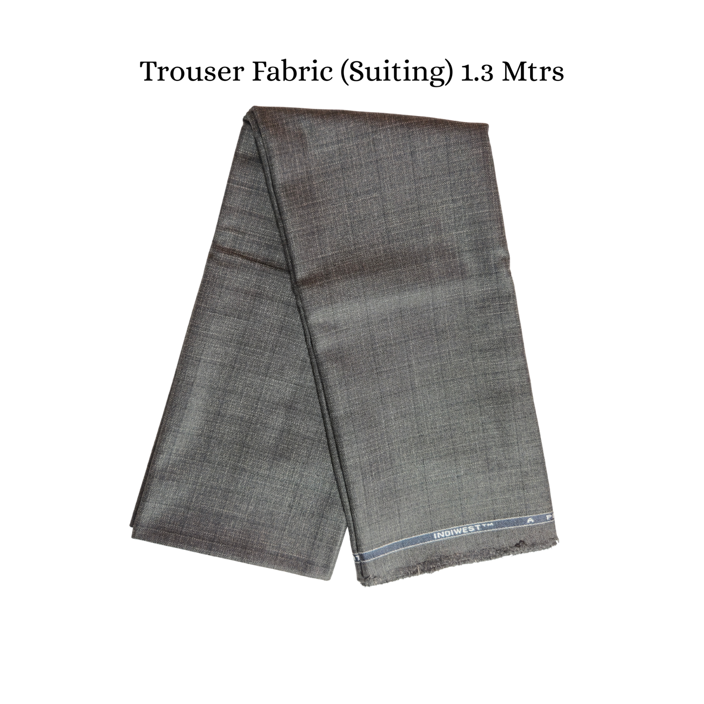 Men’s Shirting & Trouser Fabric Combo – Dusty Brown & Charcoal Grey