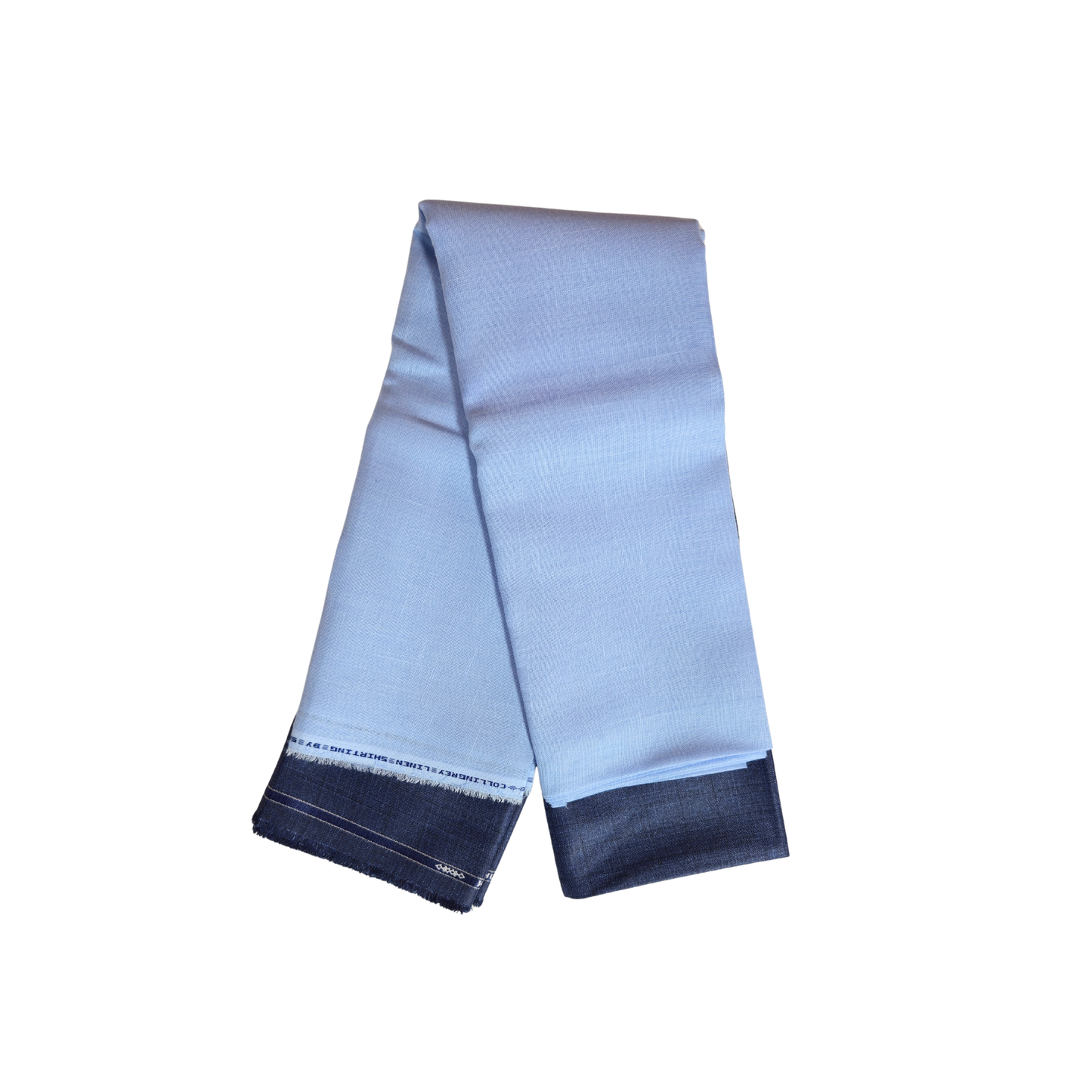 Men’s Shirting & Trouser Fabric Combo – Light Sky Blue & Navy Blue
