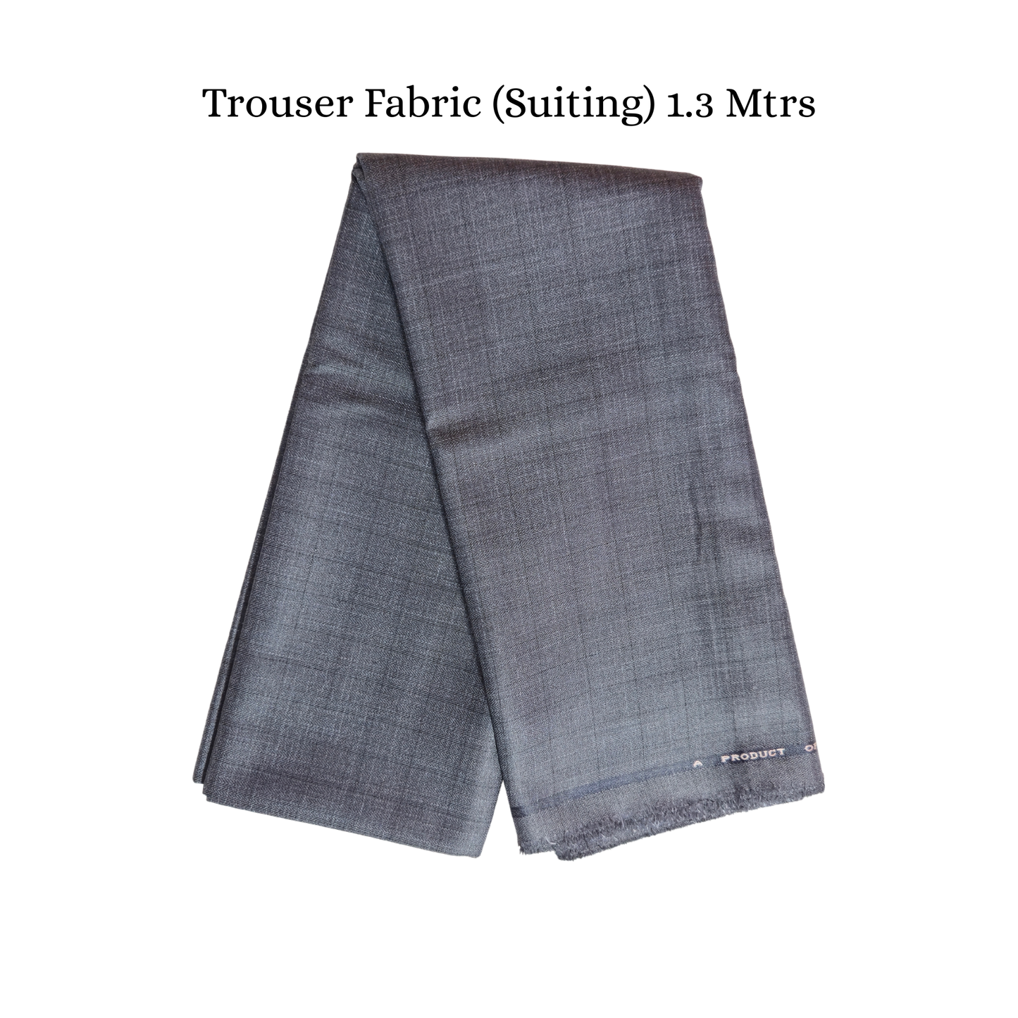 Men’s Shirting & Trouser Fabric Combo – Cream & Dark Grey