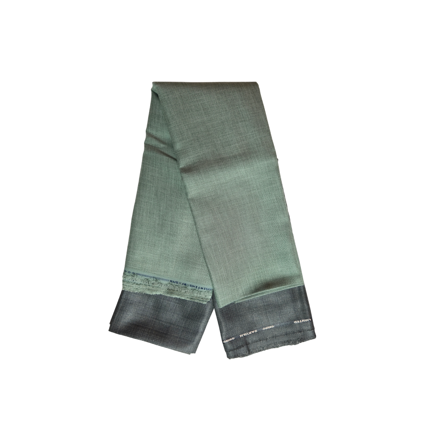 Men’s Shirting & Trouser Fabric Combo – Sage Green & Dark Grey