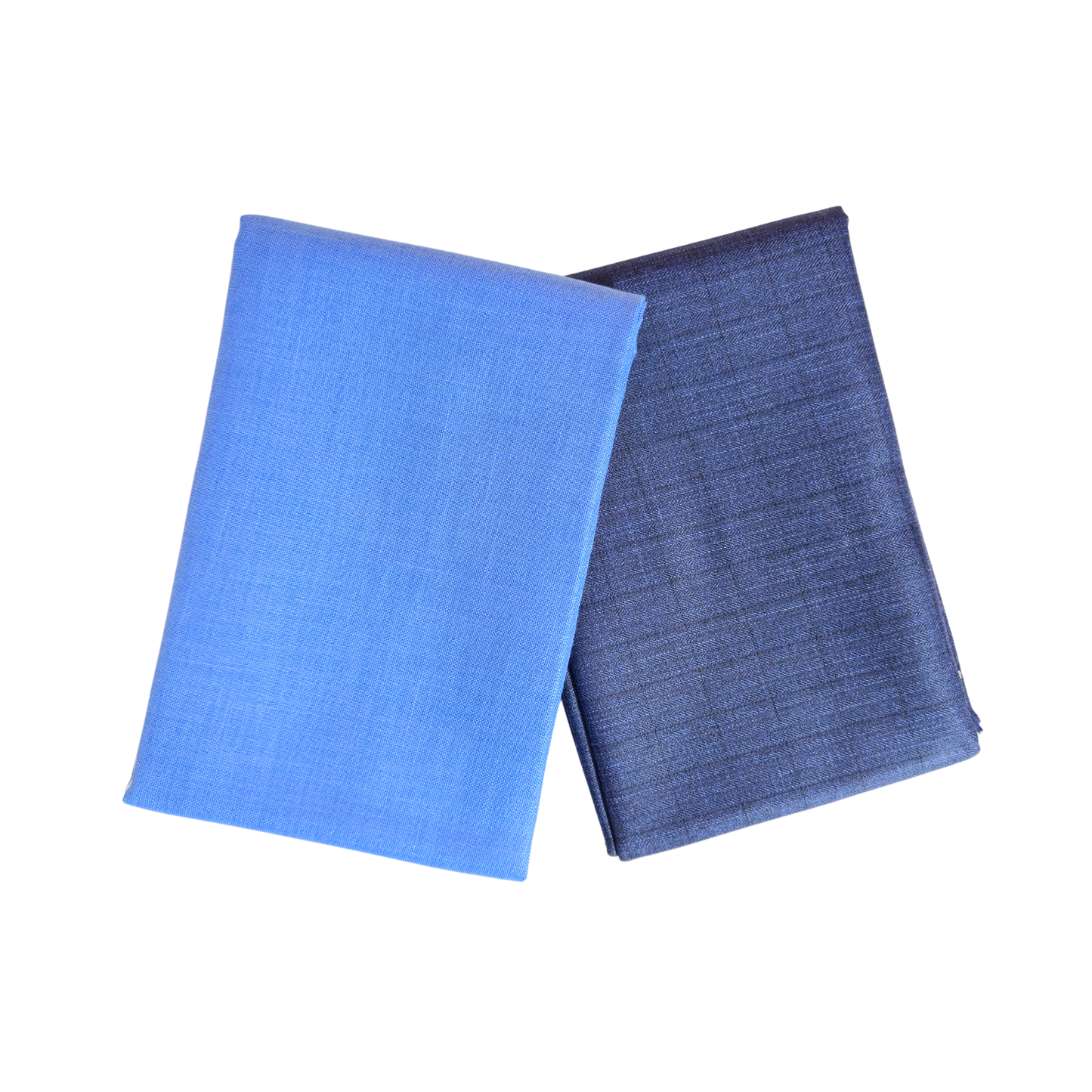 Men’s Shirting & Trouser Fabric Combo – Royal Blue & Navy Blue